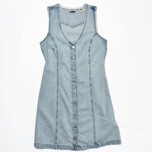 Levi's Light Blue Denim Mini Dress